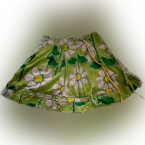 Lilly Pulitzer Camille Wrap Skirt Stowaway Green
